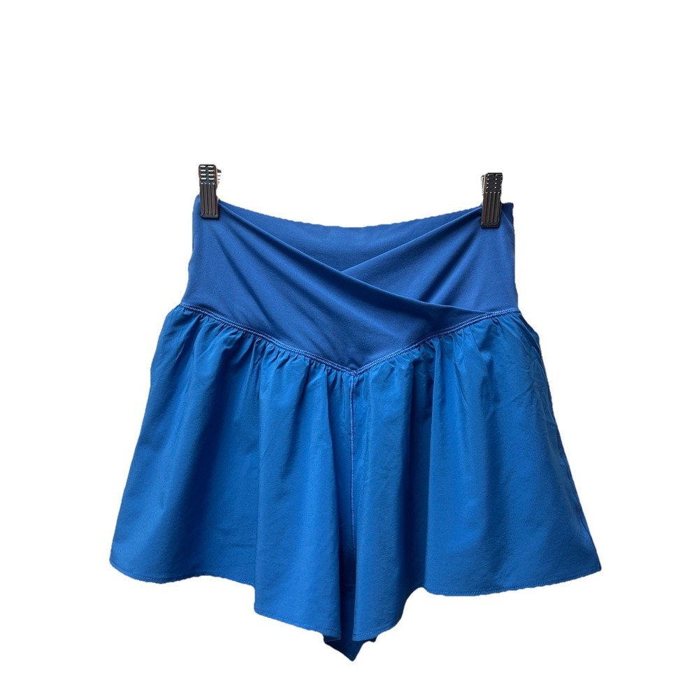 Offline by Aerie M Blue Real Me Crossover Flowy Shorts Pickleball Tennis Jogging